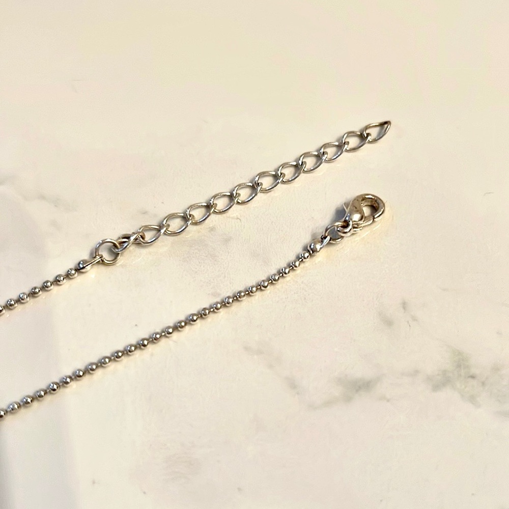 Mom charm necklace with silver chain, 18”, adjustable to 16”, Mother’s Day!!! - Picture 2 of 5